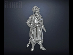 badge ukrainian cossack 3D Print Model