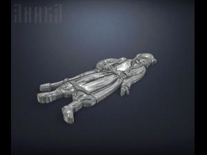 badge ukrainian cossack 3D 打印模型