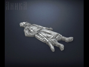 badge ukrainian cossack 3D 打印模型