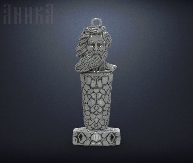 pendant ancient slavic god stribog 3D Druckmodell .c4d .max .obj .3ds .fbx .stl .blend