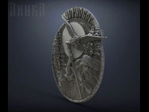 composition ancient slavic god chernobog 3D Print Model