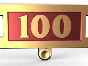 medal 100 years of the october revolution 3D Print Model