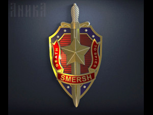 badge death to spies fantasy smersh 3D 프린트 모델