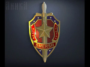 badge death to spies fantasy smersh 3D Print Model
