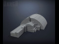 Sarcophagus of the fourth power unit of the Chernobyl nuclear power plant 3D-Modell