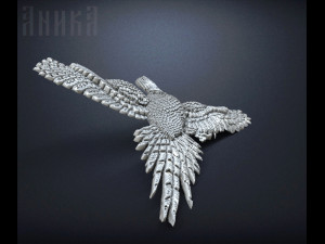 badge pheasant bird 3D Print Model