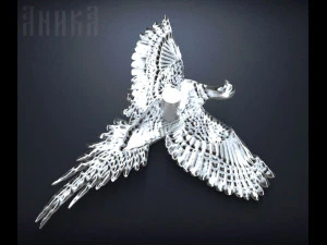 badge pheasant bird 3D Print Model
