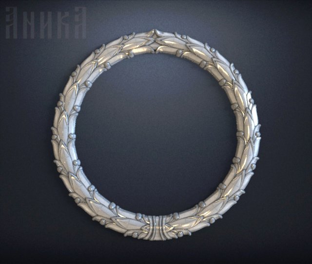 Laurel wreath bays 3D 프린트 모델 .c4d .max .obj .3ds .fbx .stl .blend 