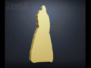 amulet de la virgen del rocio 3D Print Model
