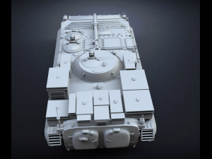 infantry fighting vehicle bmp-1 3D 打印模型