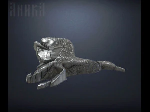 wild duck badge 3D Print Model