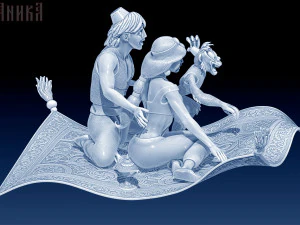 composition aladdin 3D Print Model