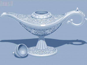 composition aladdin 3D Print Model