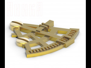 sextant device icon Modello di stampa 3D
