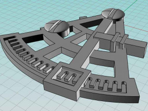 sextant device icon Modello di stampa 3D