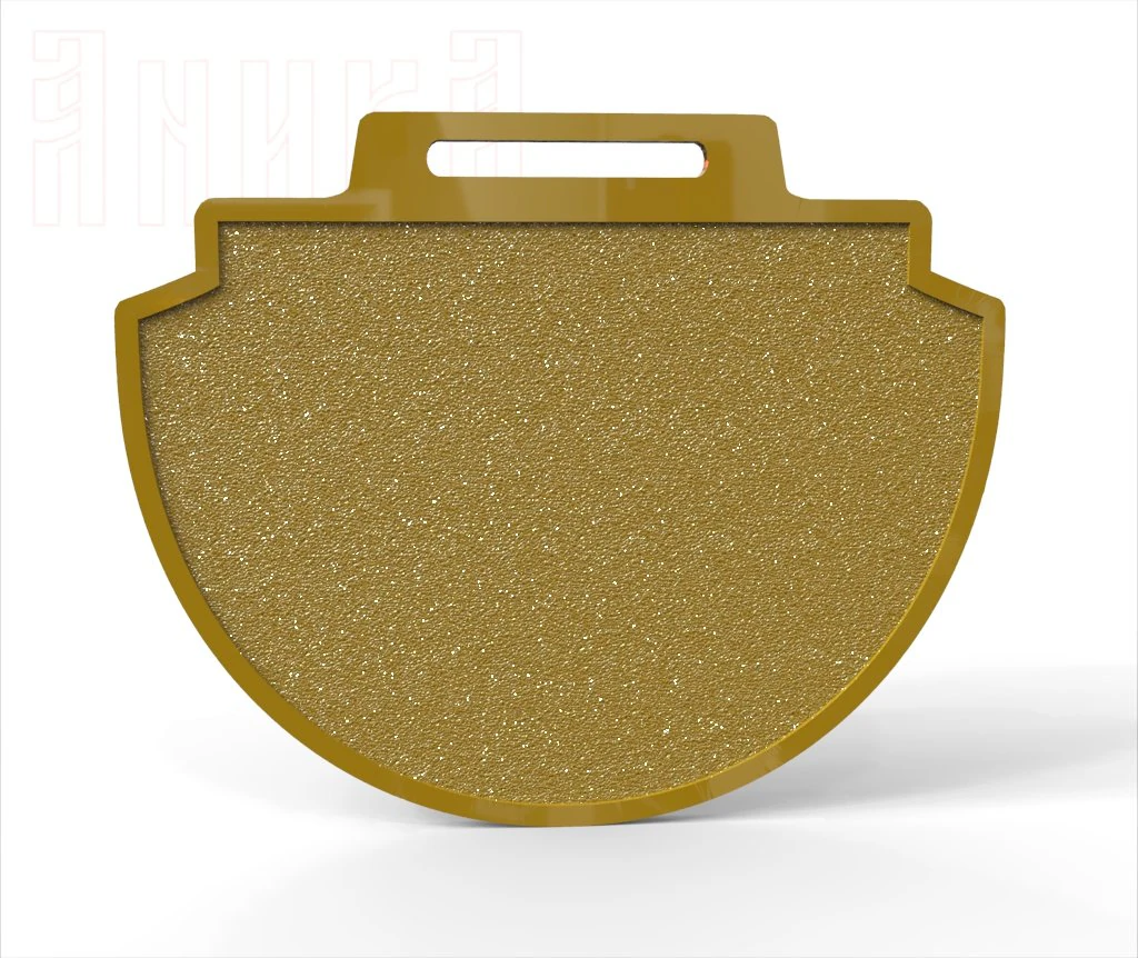 base for a double-sided sports medal with background pattern 01 3D Print Model .c4d .max .obj .3ds .fbx .stl .blend 
