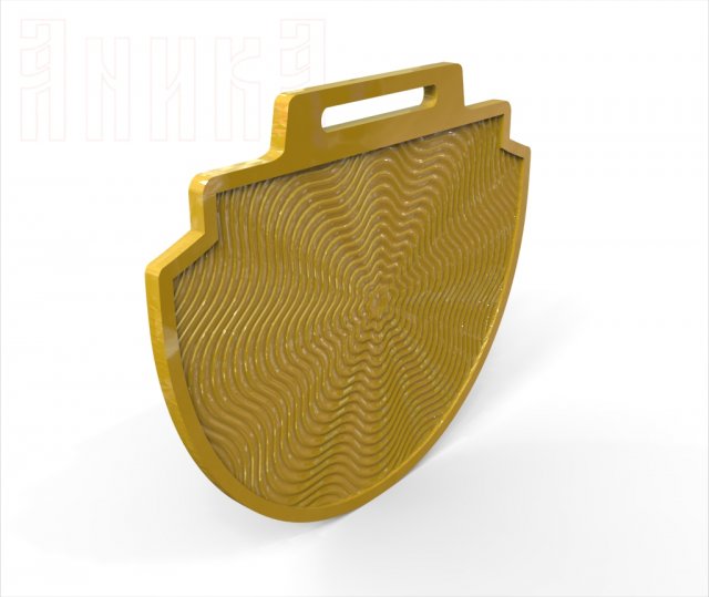 base for a double-sided sports medal with background pattern 02 Modelo de Impressão 3D .c4d .max .obj .3ds .fbx .stl .blend 