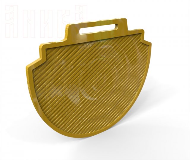 base for a double-sided sports medal with background pattern 06 Modèles 3D en vedette .c4d .max .obj .3ds .fbx .stl .blend 