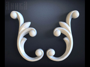 15 elements of furniture decor 3D 프린트 모델