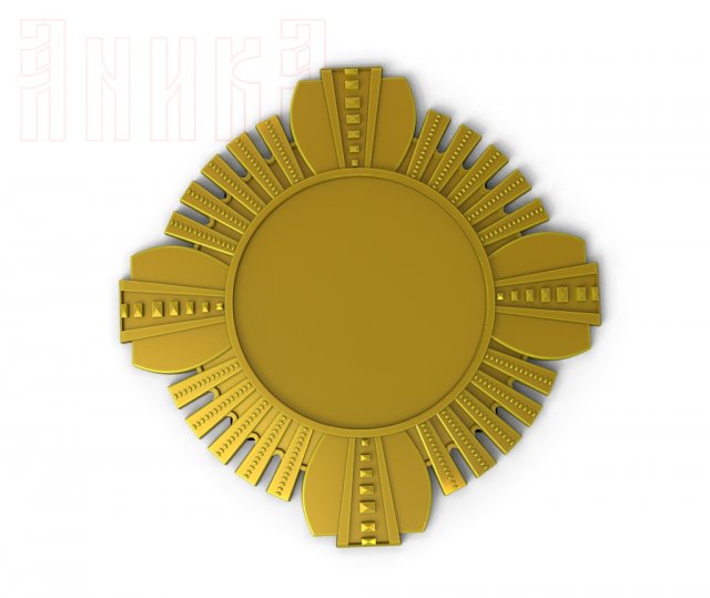 basis for the order badge icon 3D Print Model .c4d .max .obj .3ds .fbx .stl .blend 