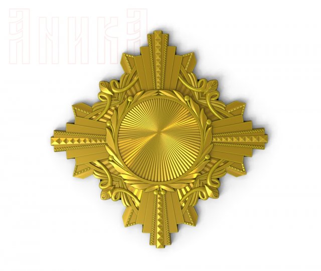 basis for the order badge icon 2 3D 打印模型 .c4d .max .obj .3ds .fbx .stl .blend