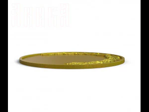 the basis for the obverse of the coin badge number 1 3D Print Model