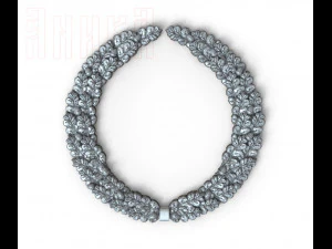 橡木花环 3D 打印模型