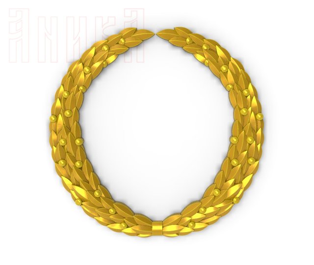 laurel wreath 3D-Druckmodell .c4d .max .obj .3ds .fbx .stl .blend 