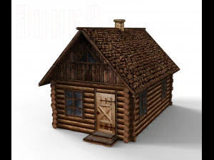 constructor of wooden fortresses 3D Model
