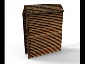 constructor of wooden fortresses Modelo 3D