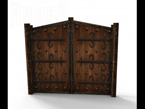 constructor of wooden fortresses 3D Model