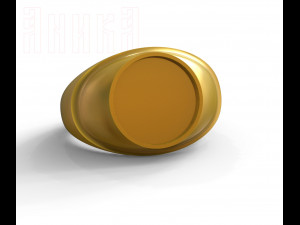 blank for ring signet ring Modelo de impresión 3D