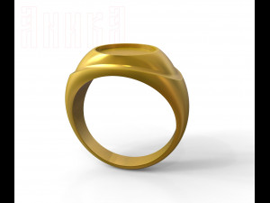 blank for ring signet ring Modelo de impresión 3D