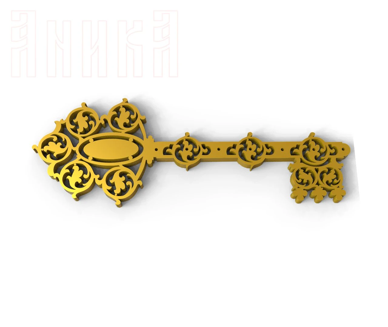 key to the city 3D Print Model .c4d .max .obj .3ds .fbx .stl .blend 