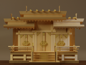 kamido - house of spirits japan Modelo de Impressão 3D