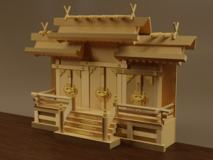 kamido - house of spirits japan Modelo de Impressão 3D