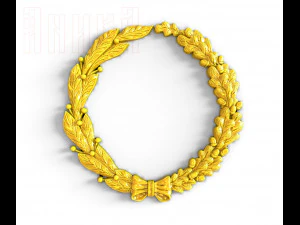 лавровий і дубовий вінок 3D Принт Модель