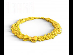 laurel and oak wreath 3D Print Model