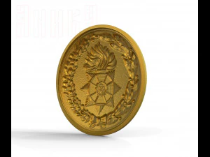 buckle of the national guard of ukraine 3D Print Model
