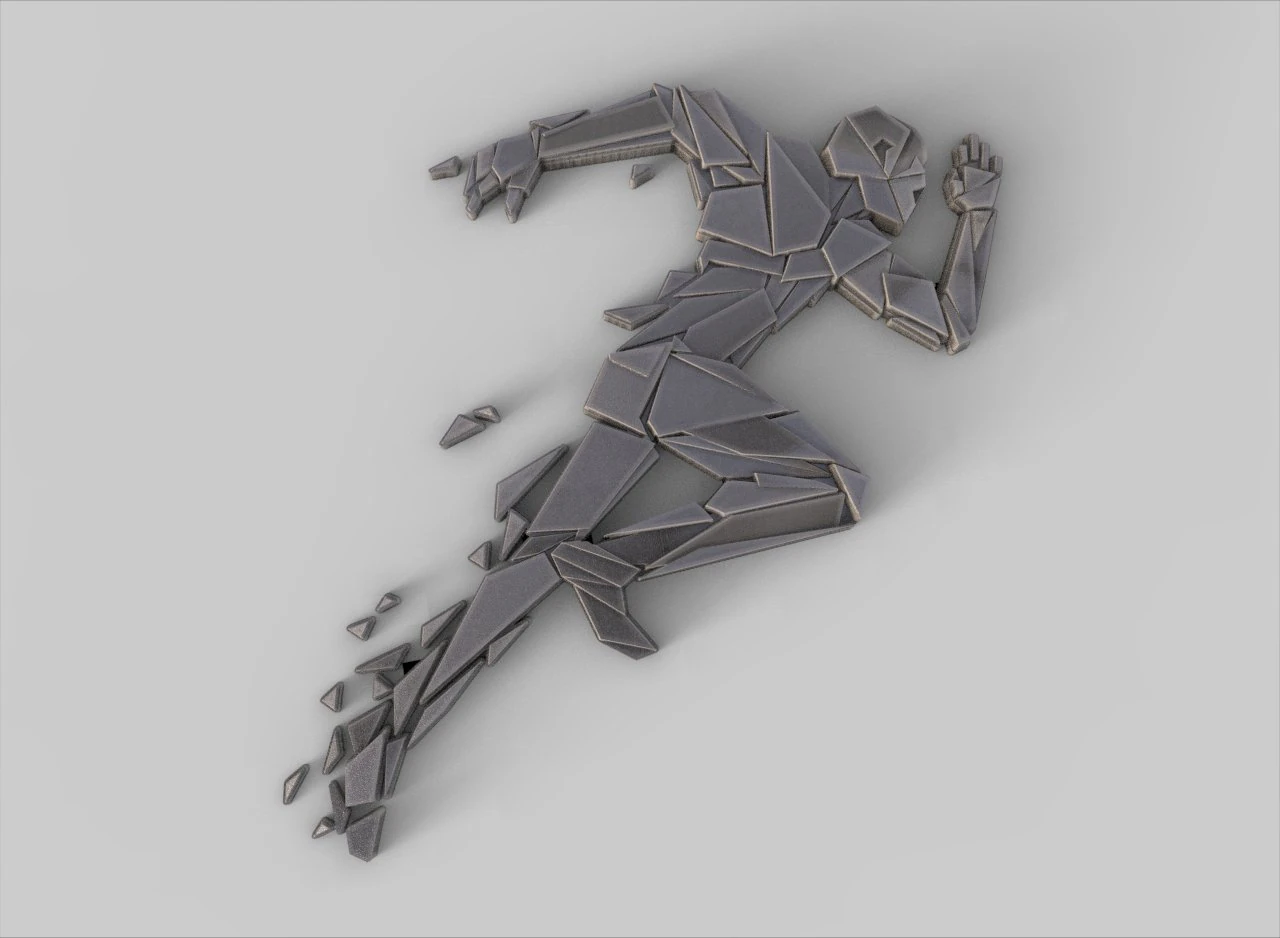 athlete runner figurine 3D Print Model .c4d .max .obj .3ds .fbx .stl .blend