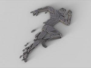 athlete runner figurine Model do druku 3D