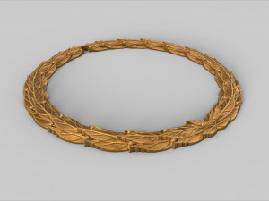 round laurel wreath 3D Принт Модель