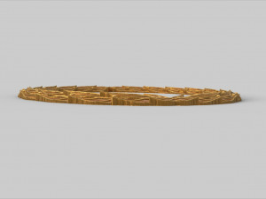 round laurel wreath 3D Принт Модель