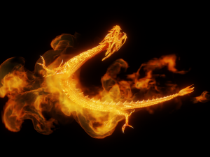 Hong Kong Dragon - Fire Dragon Modelo 3D
