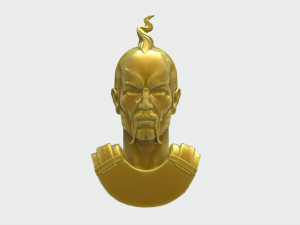 Ukrainian Cossack in body armor Modèles 3D en vedette
