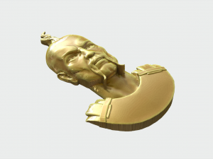 Ukrainian Cossack in body armor Model do druku 3D
