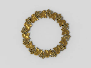 Krans van takken van viburnum 3D printmodel