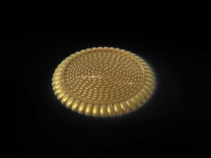 Round base for badges and more 3D Принт Модель