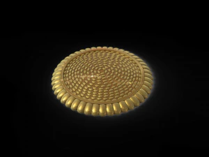 Round base for badges and more 3D Print Model
