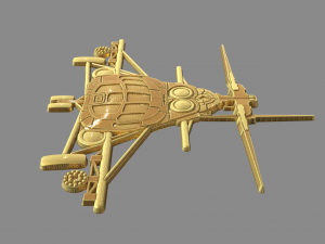 MI 8 helicopter front view Modèles 3D en vedette